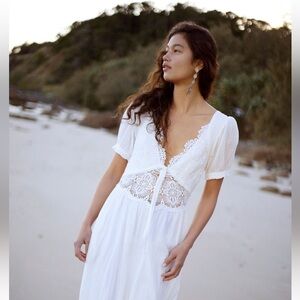 All You Need is Lace Midi Dress Free People